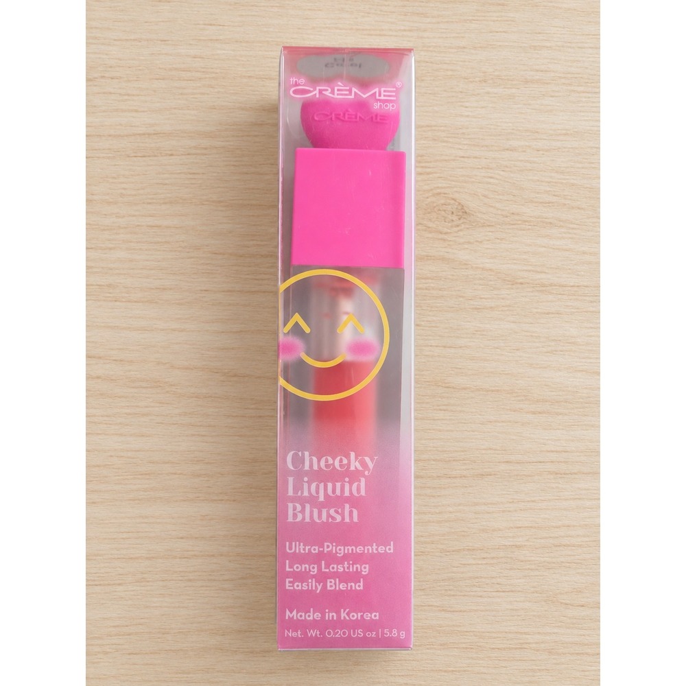 The Creme Shop Cheeky Liquid Blush Coral Me 0.20 oz Ultra-Pigmented Long Lasting